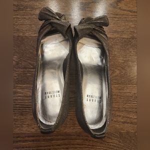 Stuart Weitzman kitten heels sparkly